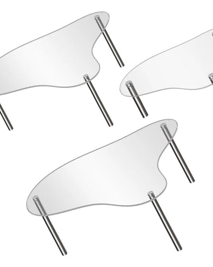 ***3 Pcs Cupcake Display Riser Wedding Stand Clear Stands Dessert Table