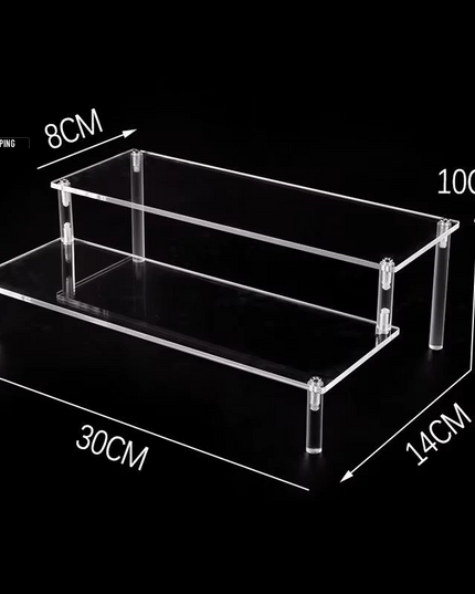 ***Acrylic Risers for Display 2-5 Tier Acrylic Display Stand Perfume ,Clear Cupcake