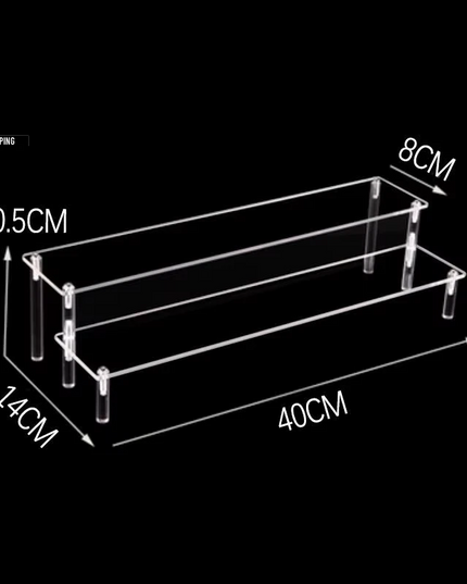 ***Acrylic Risers for Display 2-5 Tier Acrylic Display Stand Perfume ,Clear Cupcake