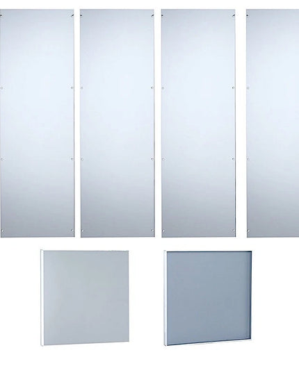 ***SILVER 32" Acrylic DISPLAY BOX Pedestal Riser Centerpiece Column Decorations