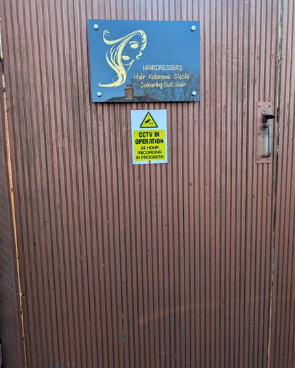 Acrylic Business Plaque House Number Sign Printed Logo Address Signage