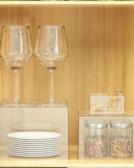 ***6 Pcs Clear Acrylic Boxes for Display as Buffet Risers and Stands, Food Riser...